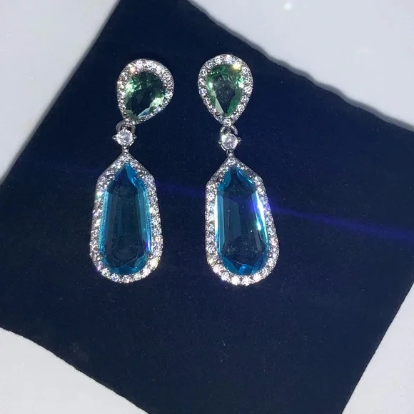 Pastel Gemstone Earrings - Picture 7 of 8